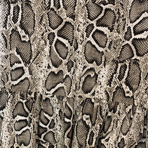 Laura Bianchi 100% Linen Python Print Dress • Sz S • Made in Italia 🇮🇹 NWT - Picture 6 of 12